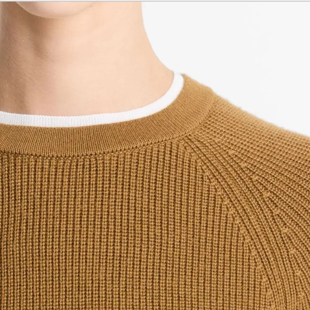 Vince wool- cashmere double neck sweater